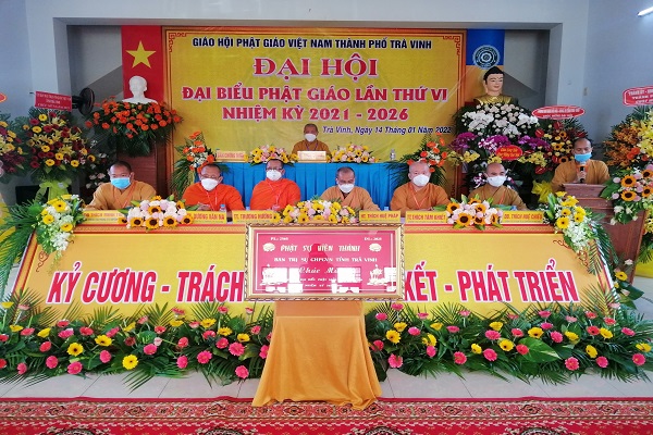 Đại hội Đại biểu Phật giáo thành phố Trà Vinh lần thứ VI nhiệm kỳ 2021 - 2026