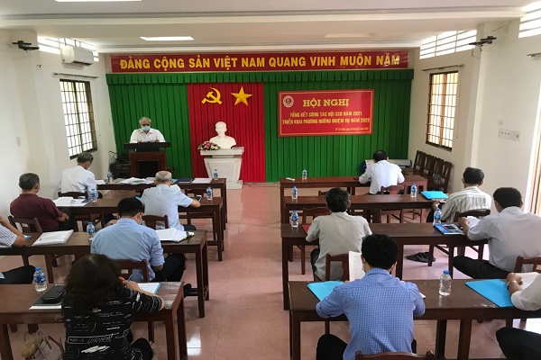 Hội Cựu chiến binh thành phố Trà Vinh tổ chức Hội nghị tổng kết công tác Hội năm 2021 và triển khai phương hướng nhiệm vụ năm 2022