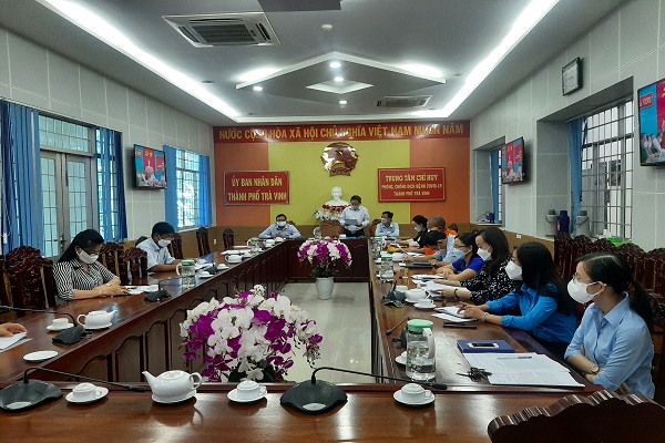 Thành phố Trà Vinh tham gia hội nghị trực tuyến tổng kết công tác dân vận; công tác dân tộc, tôn giáo; quy chế dân chủ ở cơ sở; phong trào thi đua dân vận khéo tỉnh Trà Vinh năm 2021