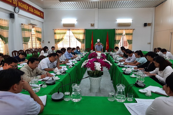 Thường trực Thành ủy Trà Vinh tổ chức làm việc với Ban Chỉ đạo các Chương trình mục tiêu quốc gia và phong trào Toàn dân đoàn kết xây dựng đời sống văn hoá thành phố Trà Vinh