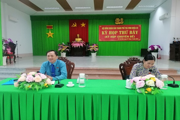 HĐND thành phố Trà Vinh tổ chức kỳ họp thứ 7 kỳ họp chuyên đề.