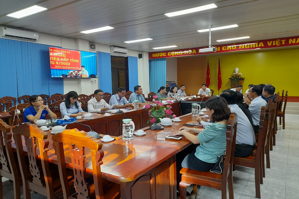 Thành phố Trà Vinh tham dự hội nghị Báo cáo viên cấp tỉnh tháng 8/2022
