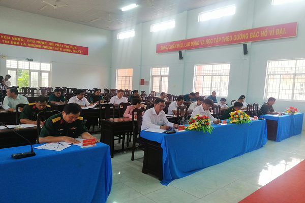Đảng ủy Quân sự thành phố Trà Vinh tổ chức hội nghị Đảng ủy sơ kết công tác lãnh đạo quân sự, quốc phòng 06 tháng đầu năm và phương hướng 06 tháng cuối năm 2022