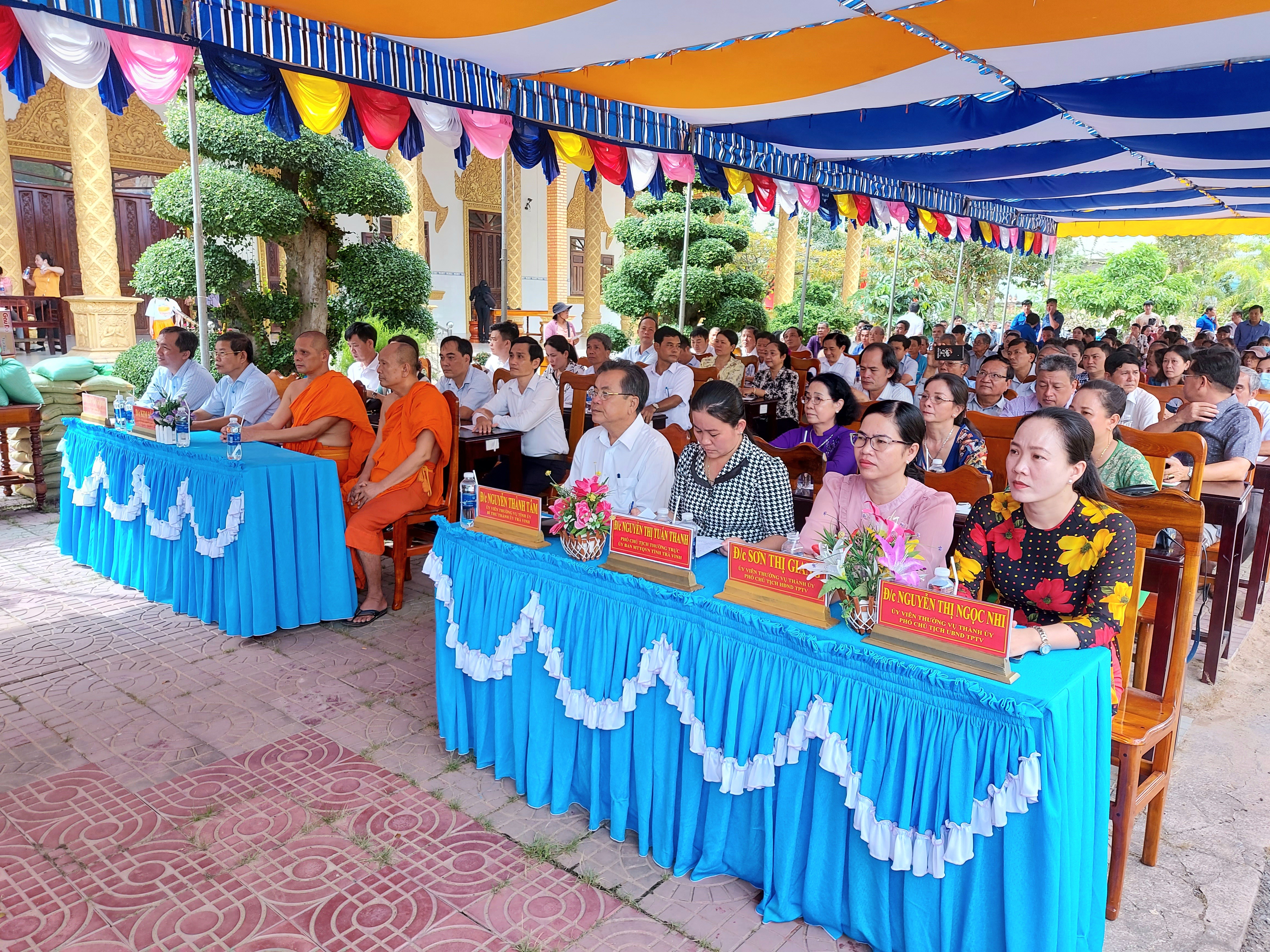 Khóm 8, Phường 6 điểm chỉ đạo của tỉnh và thành phố Trà Vinh tổ chức “Ngày hội Đại đoàn kết toàn dân tộc” năm 2023