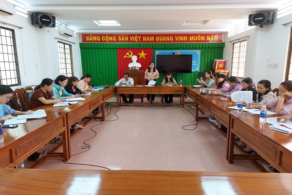 Hội liên hiệp phụ nữ thành phố Trà Vinh tổ chức hội nghị sơ kết công tác quý I và triển khai công tác quý II năm 2023  