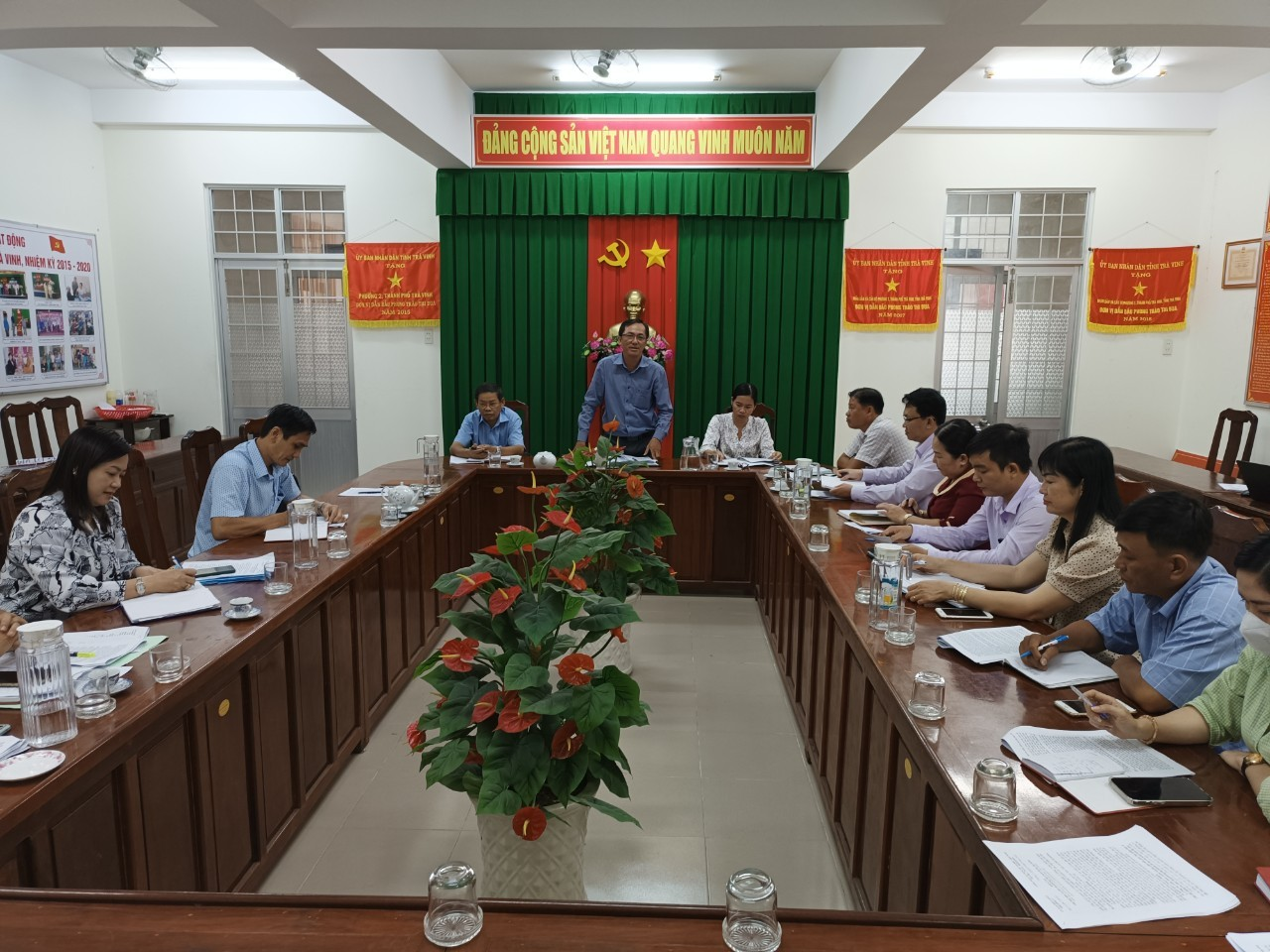 Đoàn giám sát Hội đồng Nhân dân Thành phố Trà Vinh đến giám sát việc thực hiện các tiêu chí Phường đạt chuẩn đô thị văn minh tại phường 2 và phường 3
