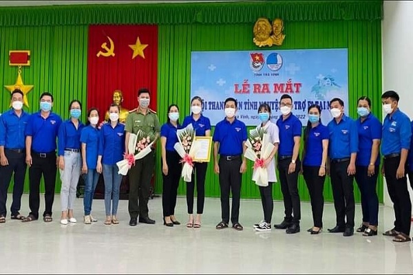 Thành Đoàn thành phố Trà Vinh ra mắt Đội Thanh niên tình nguyện hỗ trợ bệnh nhân Covid-19 F0 đang điều trị tại nhà 